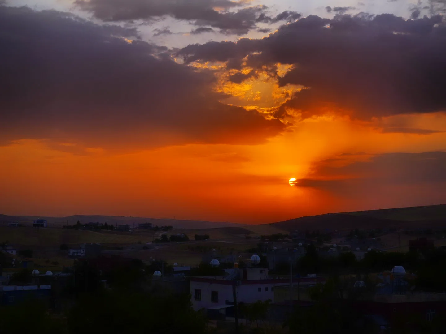 Hasret Balta Aşağıkonak Gün Batımı Manzara Fotoğrafı