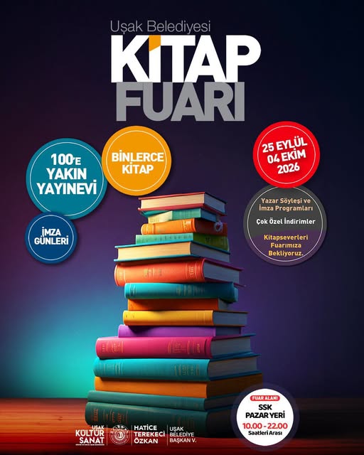 Uşak’ta kitap günleri başlıyor